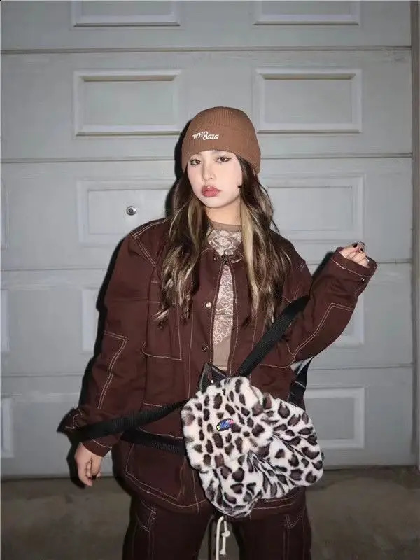 Kawaii Plush Backpack Cute Harajuku Y2k Accessories Pink Blue Pink Gothic 90s Independent Aesthetics Korean Fashion School Bag 240912