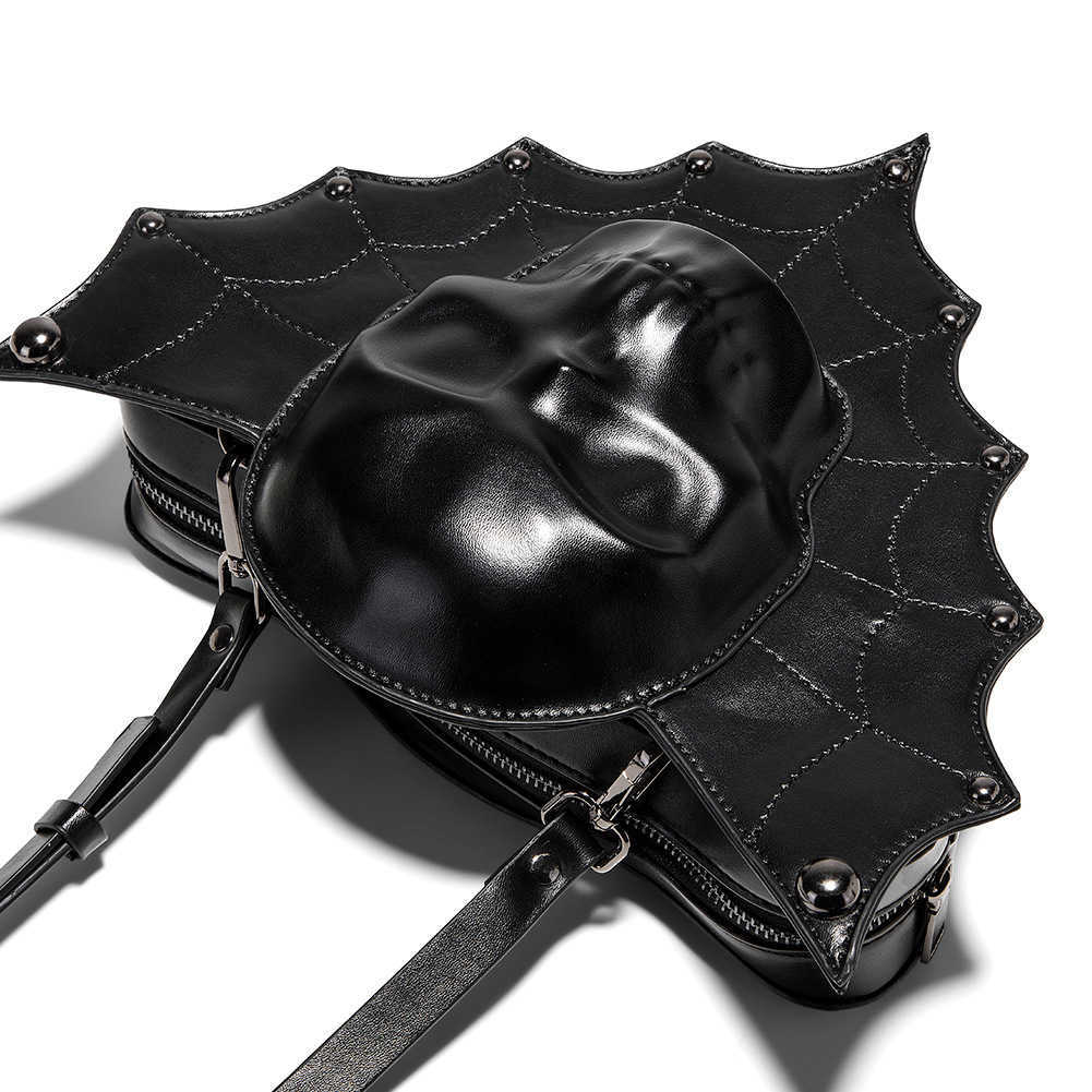 CMM Halloween Skull Punk Womens Shoulder Bag Gothic Dark Crowd Design