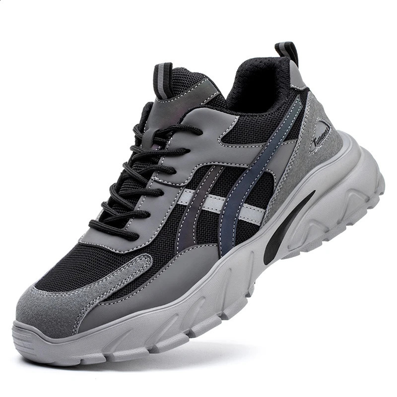 Safety Shoes Men Steel Toe Mens Work Shoes Puncture Proof Work Sneaker Male Protective Footwear Work Man Boots Safety Boots 240904