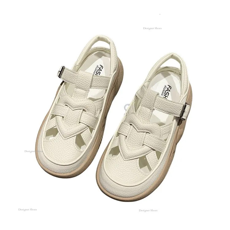 Fashion Plush GAI Slipper Women Outside Summer Comfort White Couples Thick-Soled Non-Slip Slippers Size36-40 s