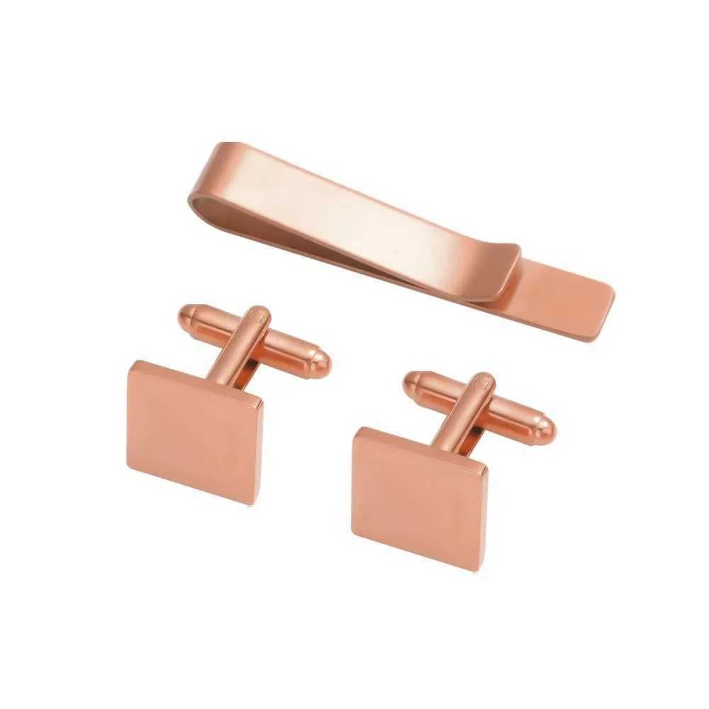Tie clip cufflink set mens jewelry necklace clip formal clothing decoration cufflinks French shirt buttons Fashion cufflinks W240914
