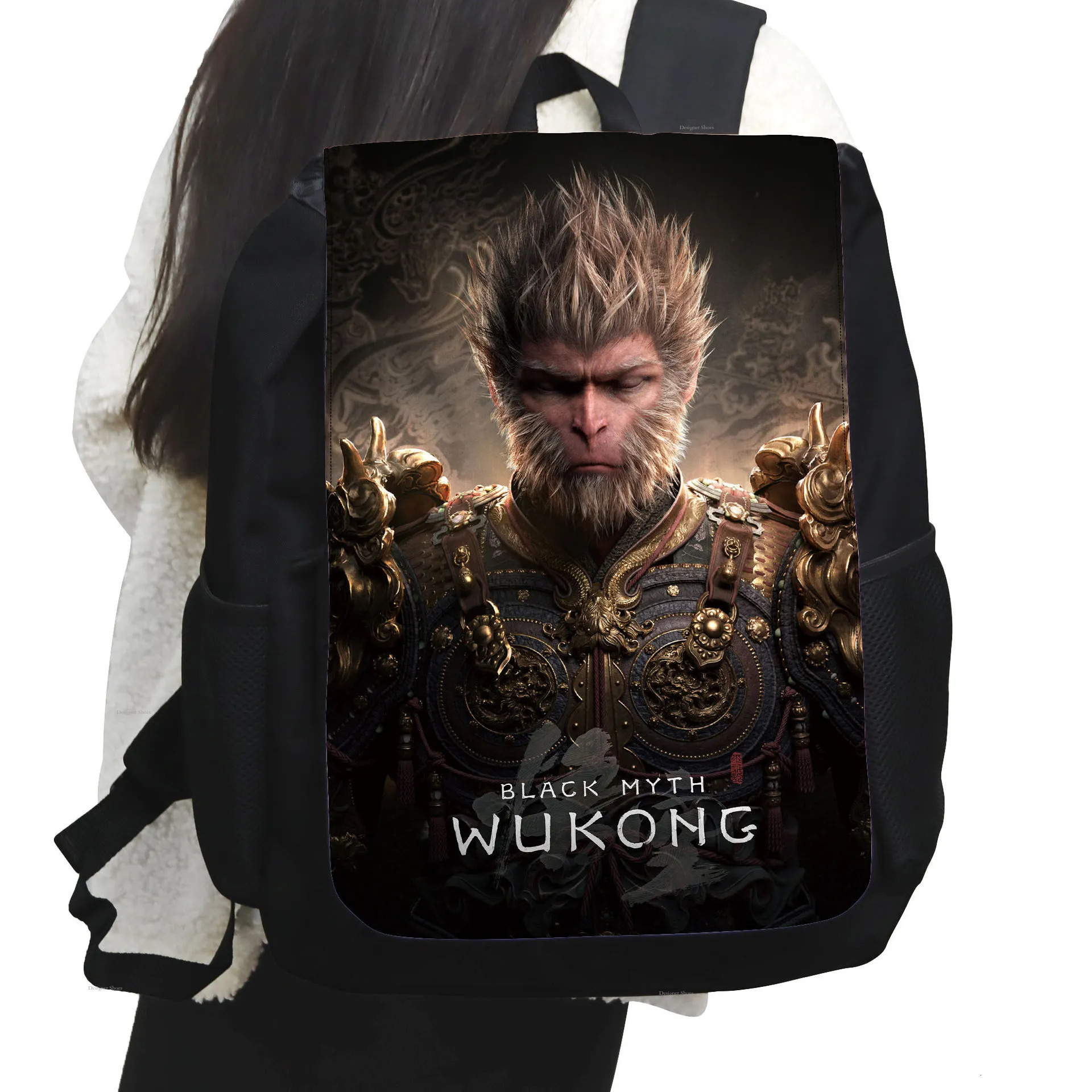 WUKONG Black Myth 3A Game Peripheral Large Capacity Printed Backpack Versatile Backpack