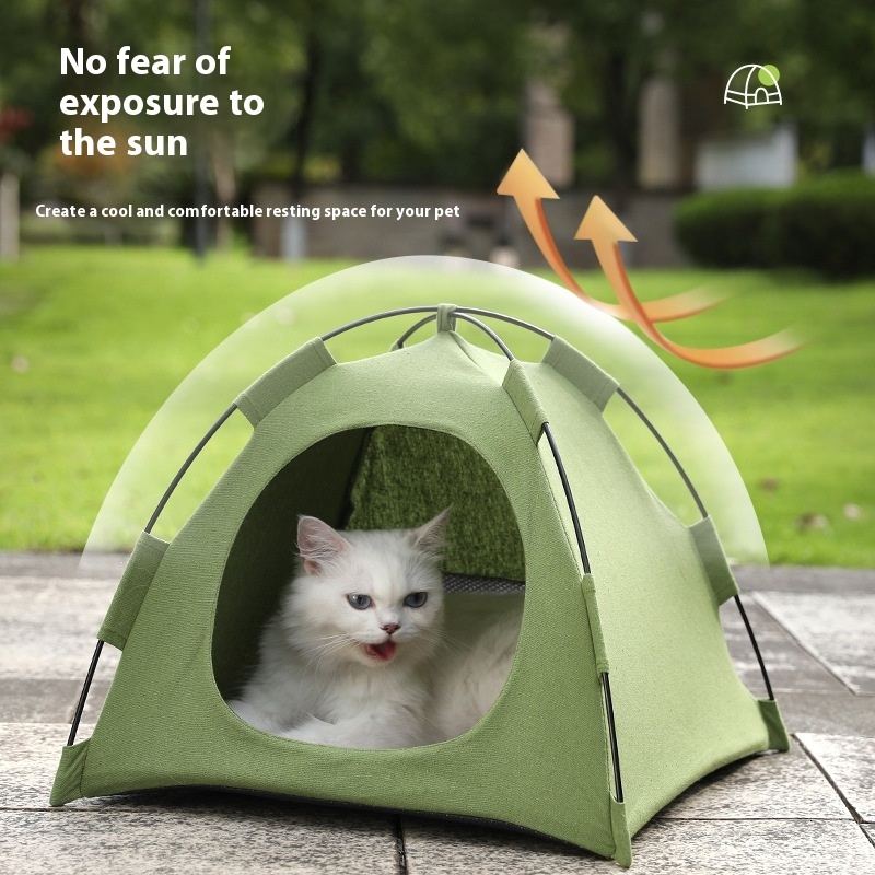 Nest four Seasons universal house pet cat nest Petdog nest summer cool nest autumn and winter warm pet tent tent style cat and dog universal