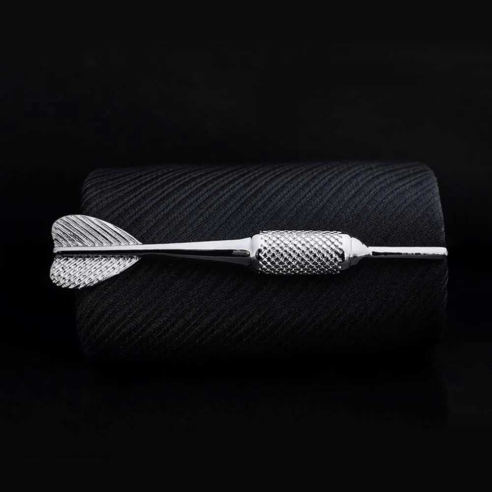 Creative buckle 1 wedding key shaped gift mens jewelry glasses shaped necklace clip pin tie clip W240914