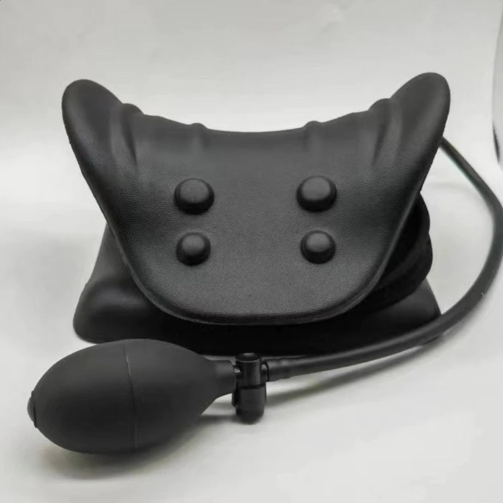 21x20x11.5cm Massage Neck Pillow Ergonomically ed Black Premium Airbag Neck Pillow for Neck and Shoulder Relaxation 240914