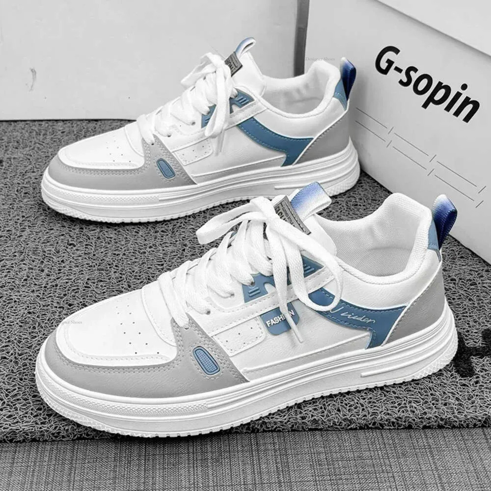 Skateboarding For Men Running Breathable Sports Board White Shoes Sneakers Comfortable Athletic Training Footwear Platform