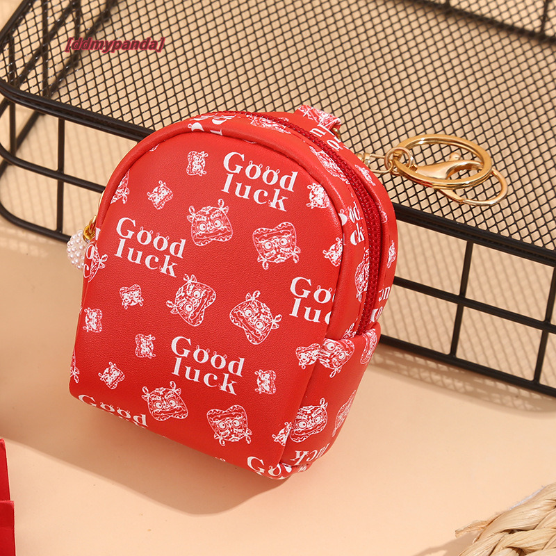Zero wallet women's mini premium style, compact and convenient to carry with you, Chinese style headphones, key storage, small bag that can be hu