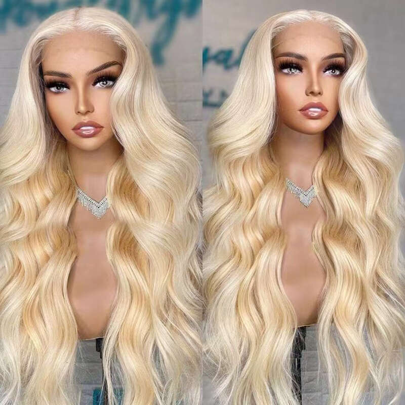 AIMEYA 613 Blonde Lace Front Wig For Women Long Natural Wave Synthetic Heat Resistant Fiber Hair Daily Use Cosplay