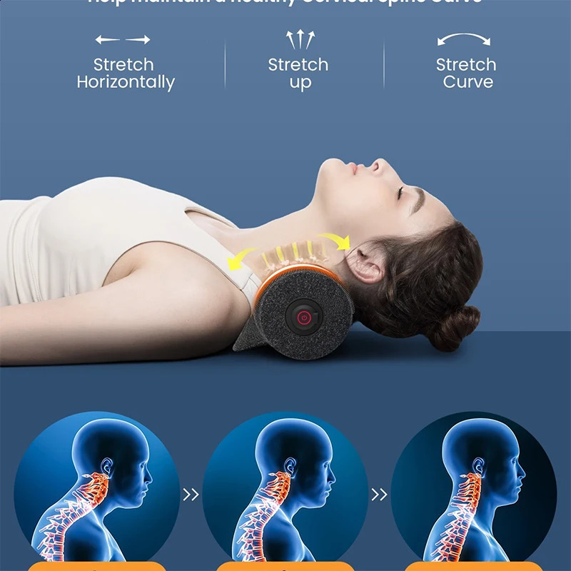 Nekteck electric massage pillow with multiple back and neck massagers providing a 5-second relaxation muscle and shoulder massage pad 240914