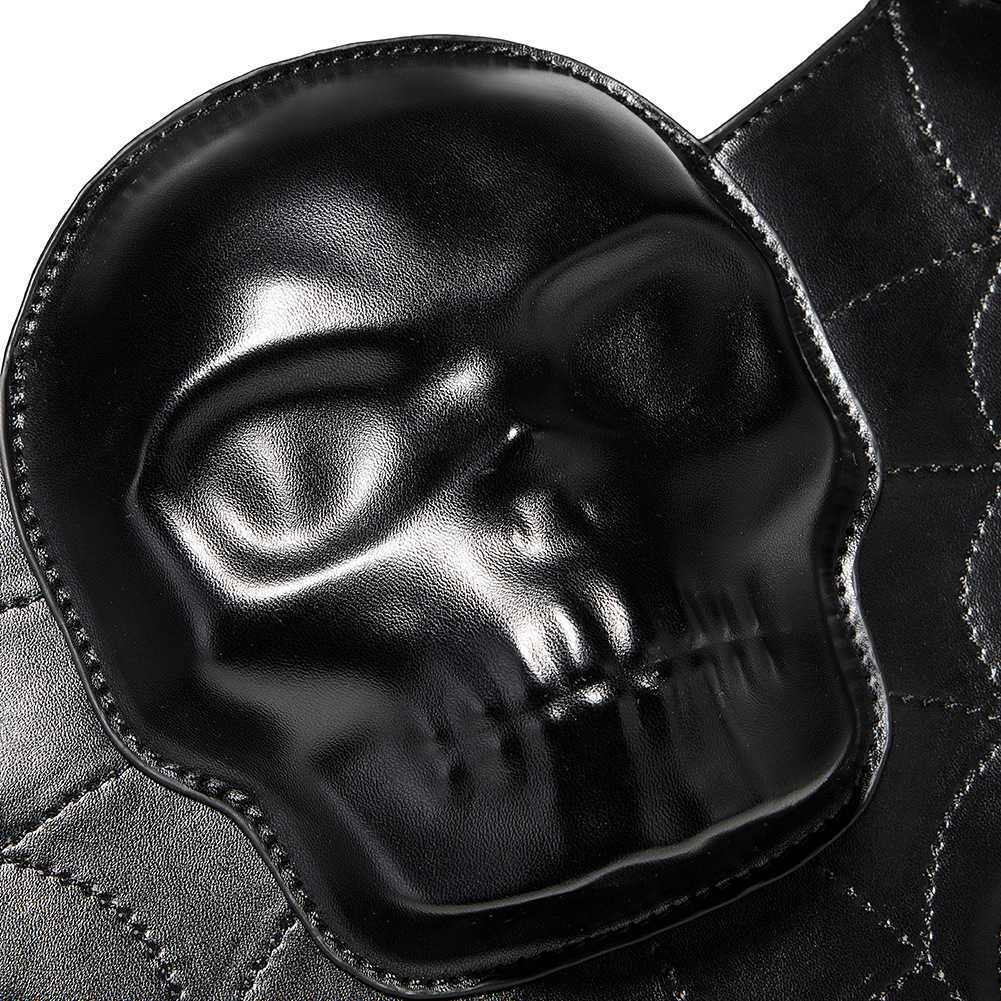 CMM Halloween Skull Punk Womens Shoulder Bag Gothic Dark Crowd Design