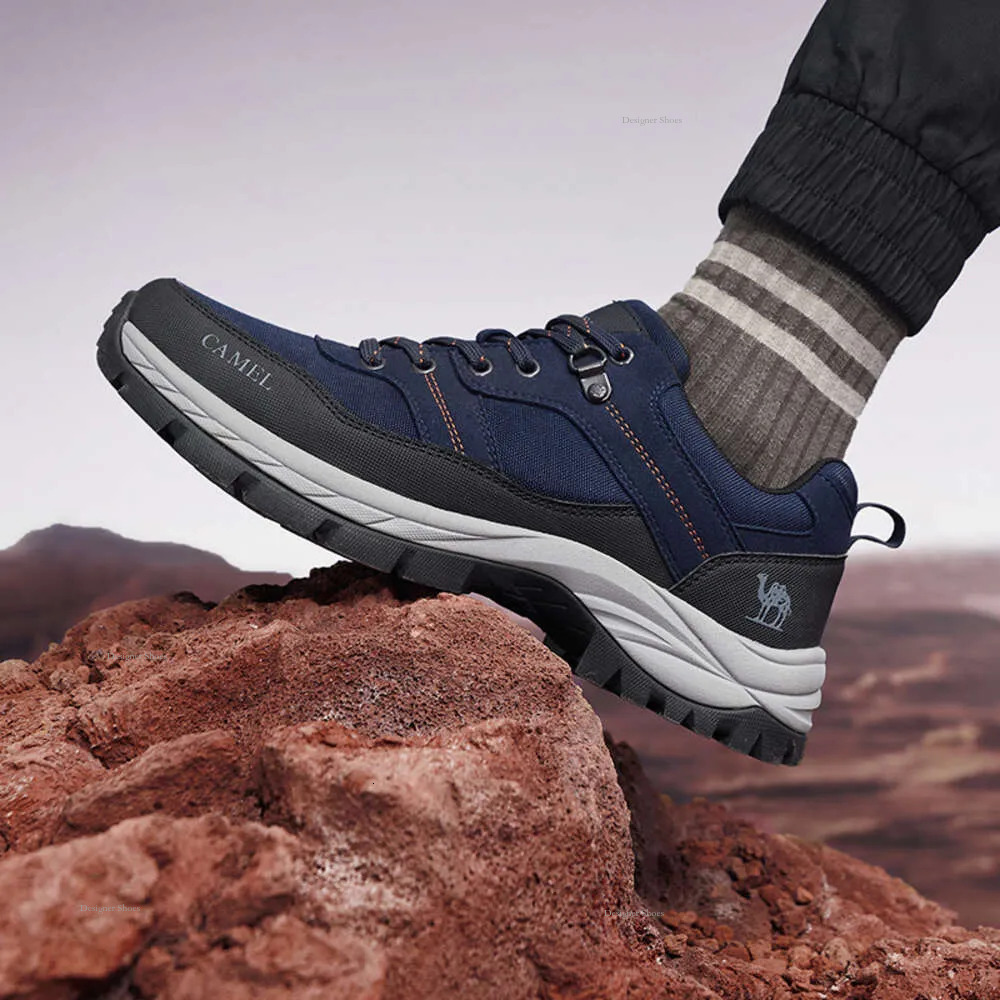 Hiking Waterproof Outdoor Male Sneakers Non-Slip Tactical Trekking Low-Top Shoes For Men 2023 Summer