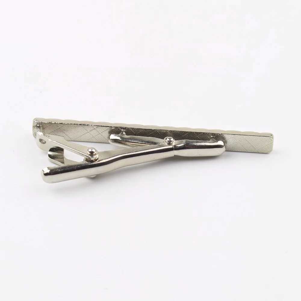 Mens tie clip chrome stainless steel jewelry used for wedding groom and mens accessories W240914