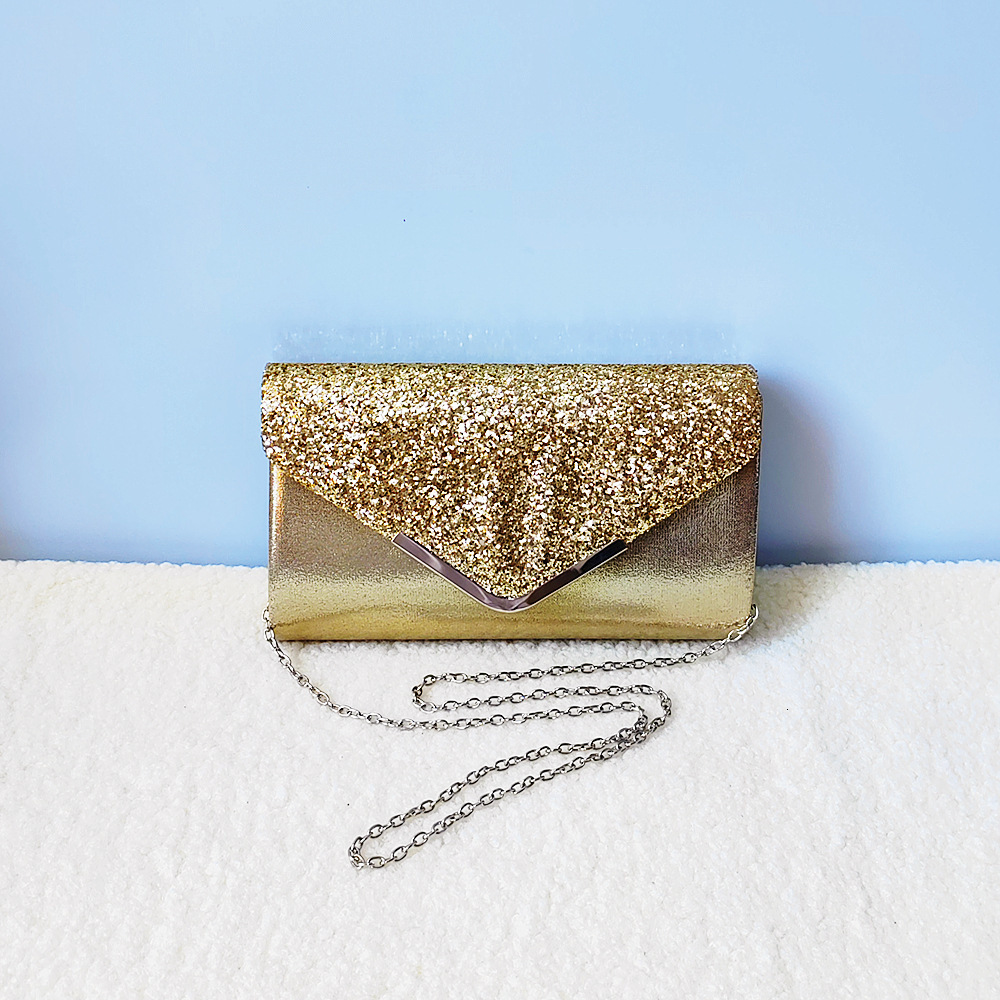 Sparkling Glitter Ladies' Wedding Banquet Crossbody Bag Large Capacity