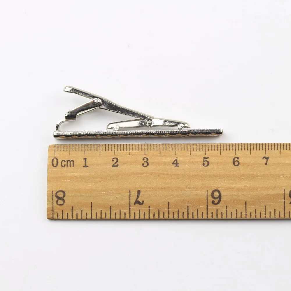 Mens tie clip chrome stainless steel jewelry used for wedding groom and mens accessories W240914