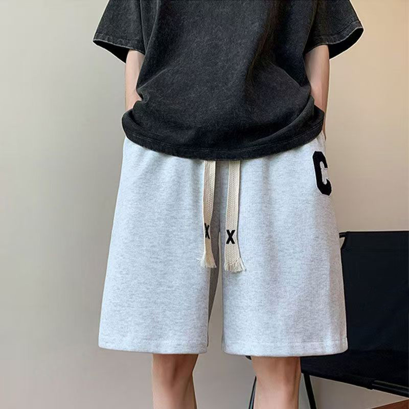 Designer shorts, men's and women's summer, American, retro, casual pants, trend brand loose plus size sports pants, versatile.