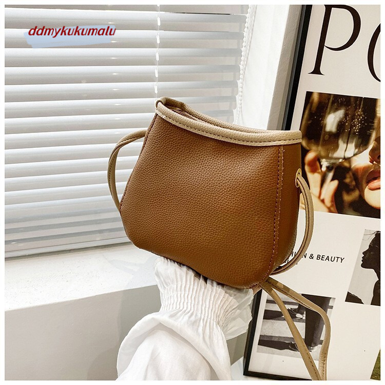 New high-end summer bucket for women 2024 Korean style versatile mother and child with casual texture shoulder bag H7.19#15 ddmykukumalu