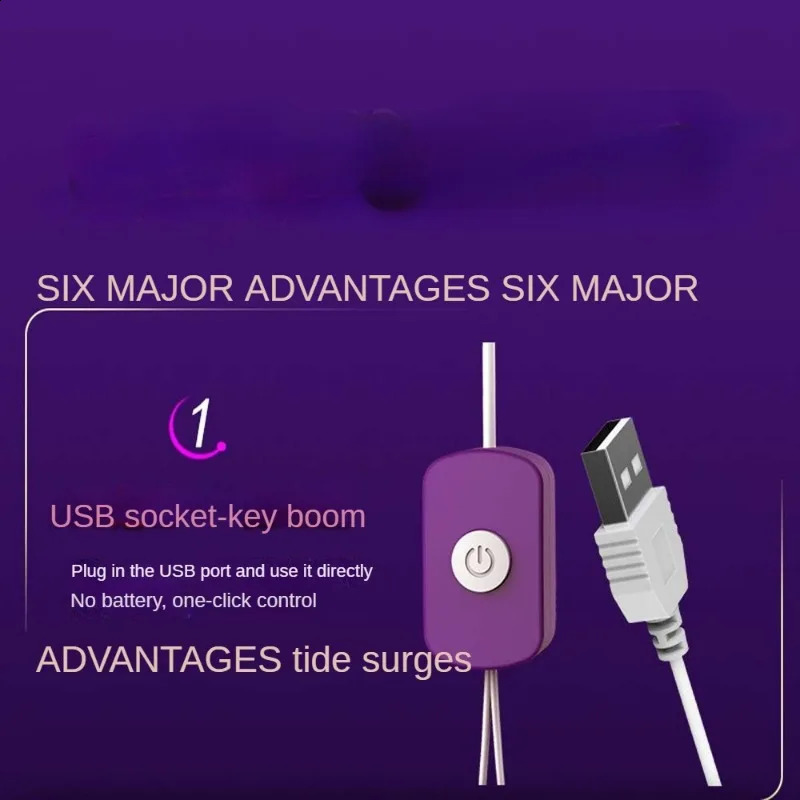 USB Double Vibrating Egg Flirting Egg Adult Products for Women Mute Strong Vibration USB Double Sex Toy G Spot Love Egg Adult 240904