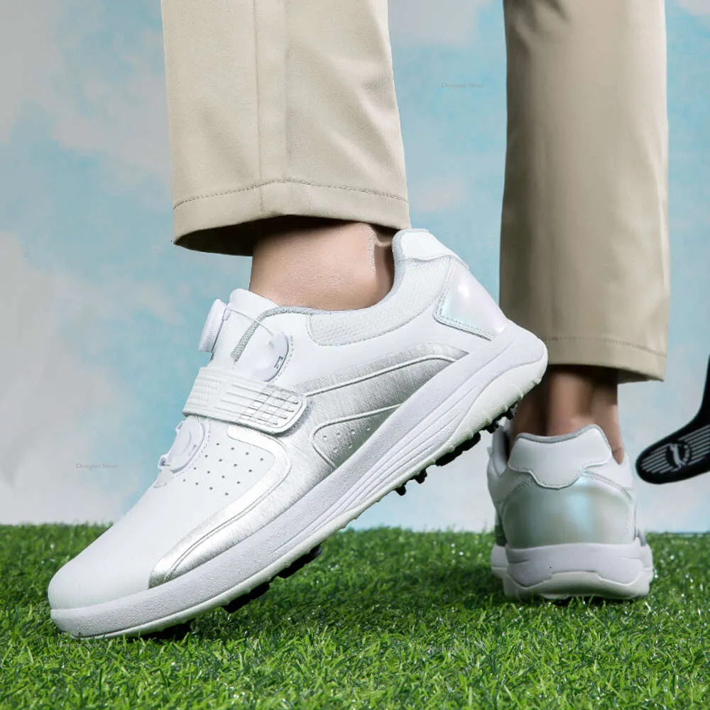 Men 2024 Professional Golf Leather Sneakers Shoes Comfortable Outdoor 39-46 Walking Big Footwears