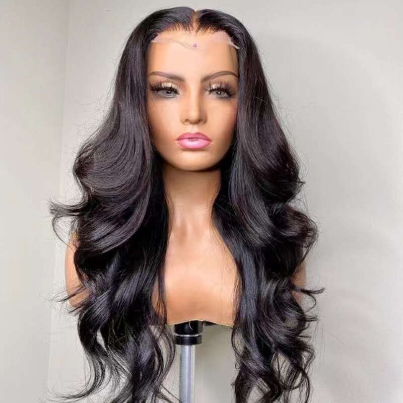 AIMEYA Black Body Wave Wigs For Women Lace Front Wig Heat Resistant Synthetic Hair Daily Used Cosplay