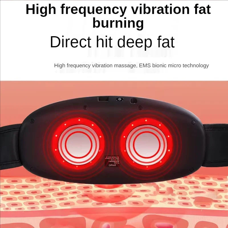 Vibration abdominal weight loss machine lazy large abdomen thin waist anti vascular fat burning abdominal massage and fitness equipment 240914
