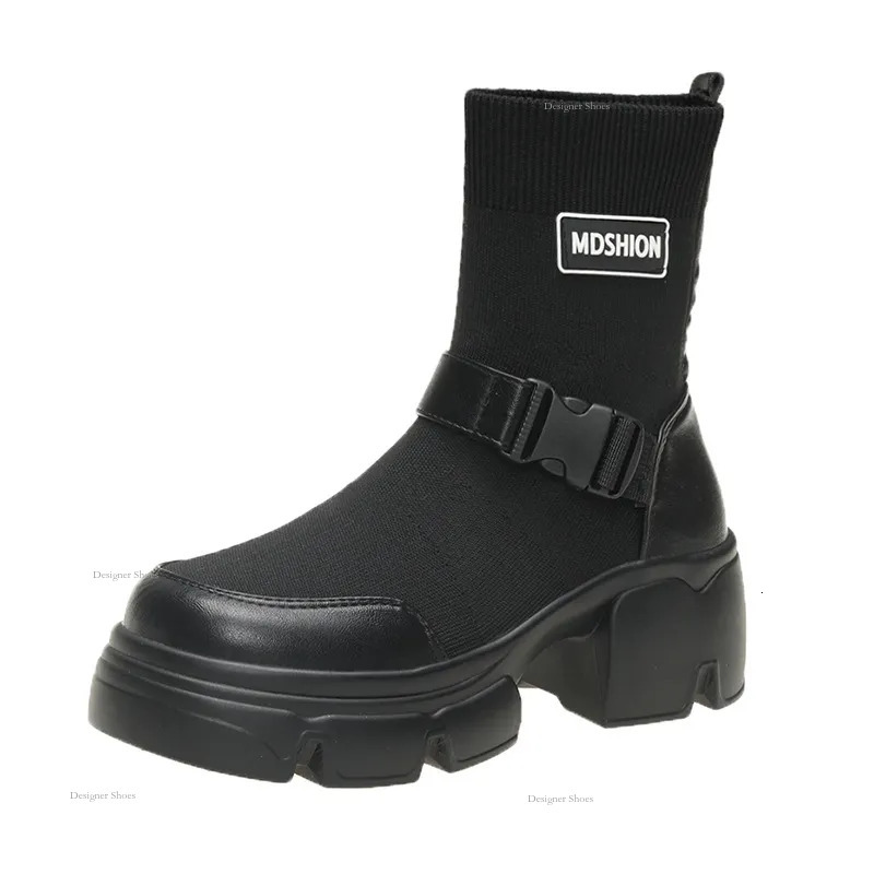 Boots Increase Women Height High Heel New Design Versatile Thick Sole Free Shipping