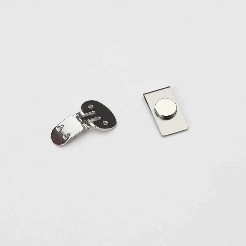 Magnetic invisible tie clip automatically fixed stainless steel metal shirt tie clip creative jewelry mens accessories gift W240914