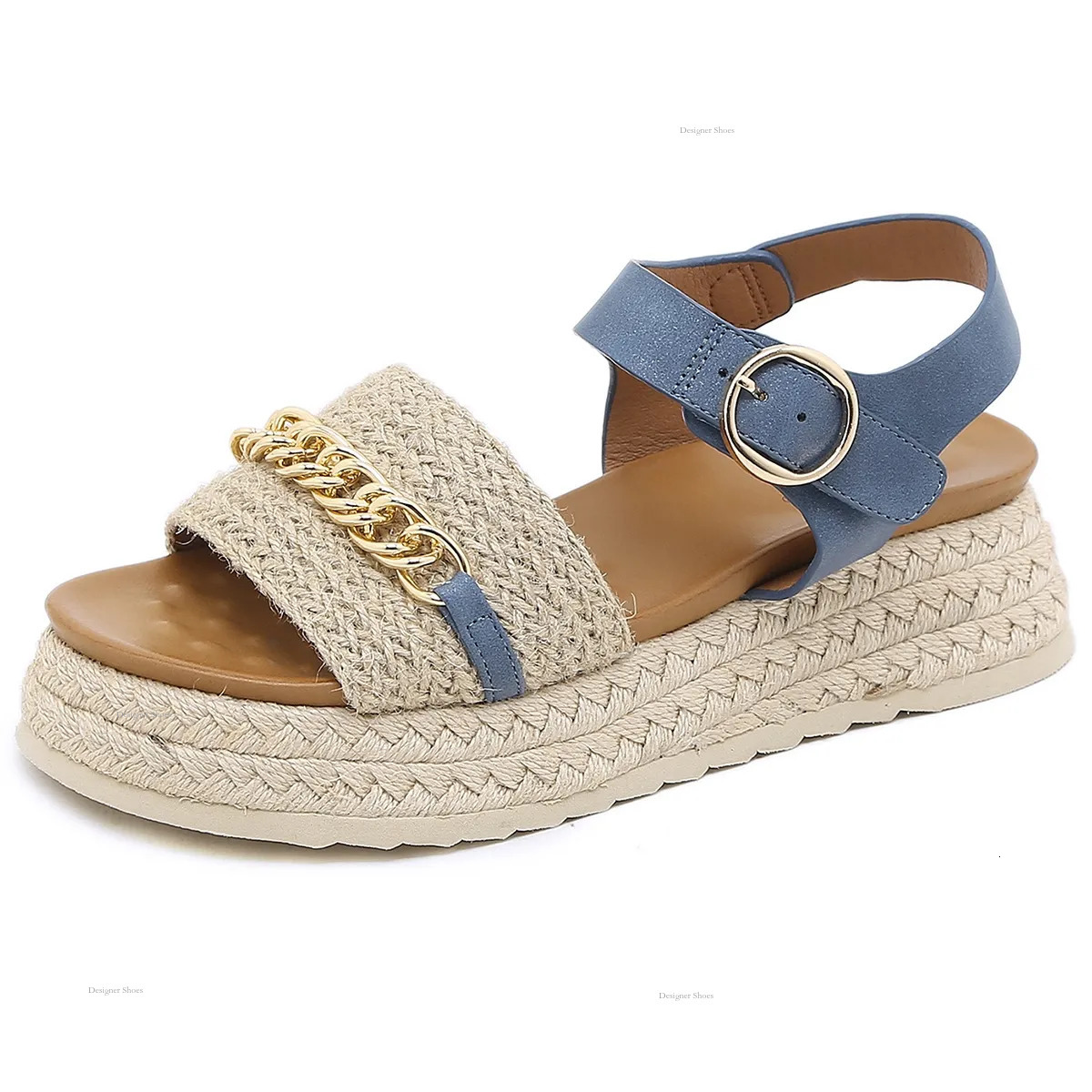 Slip Slippers Sandal 2024 Women Shoes Indoors Outdoors Black Blue Brown Beach Strap Sandals Summer Sports Size 36-42 s