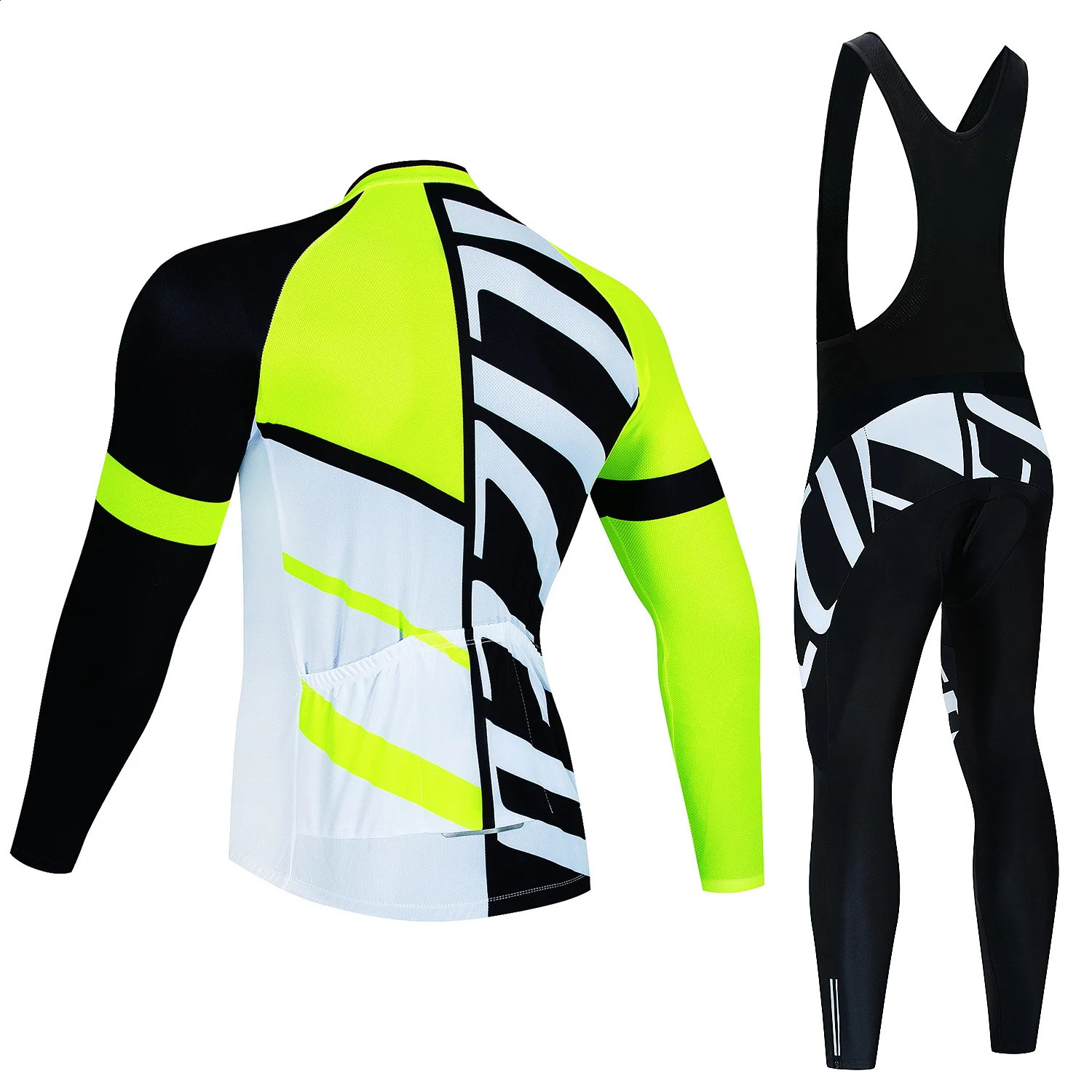 Team Autumn Cycling Jersey Set Ropa Ciclismo Men Long Sleeve Bike Clothing MTB Maillot Road Bicycle Bibs Uniform 240910