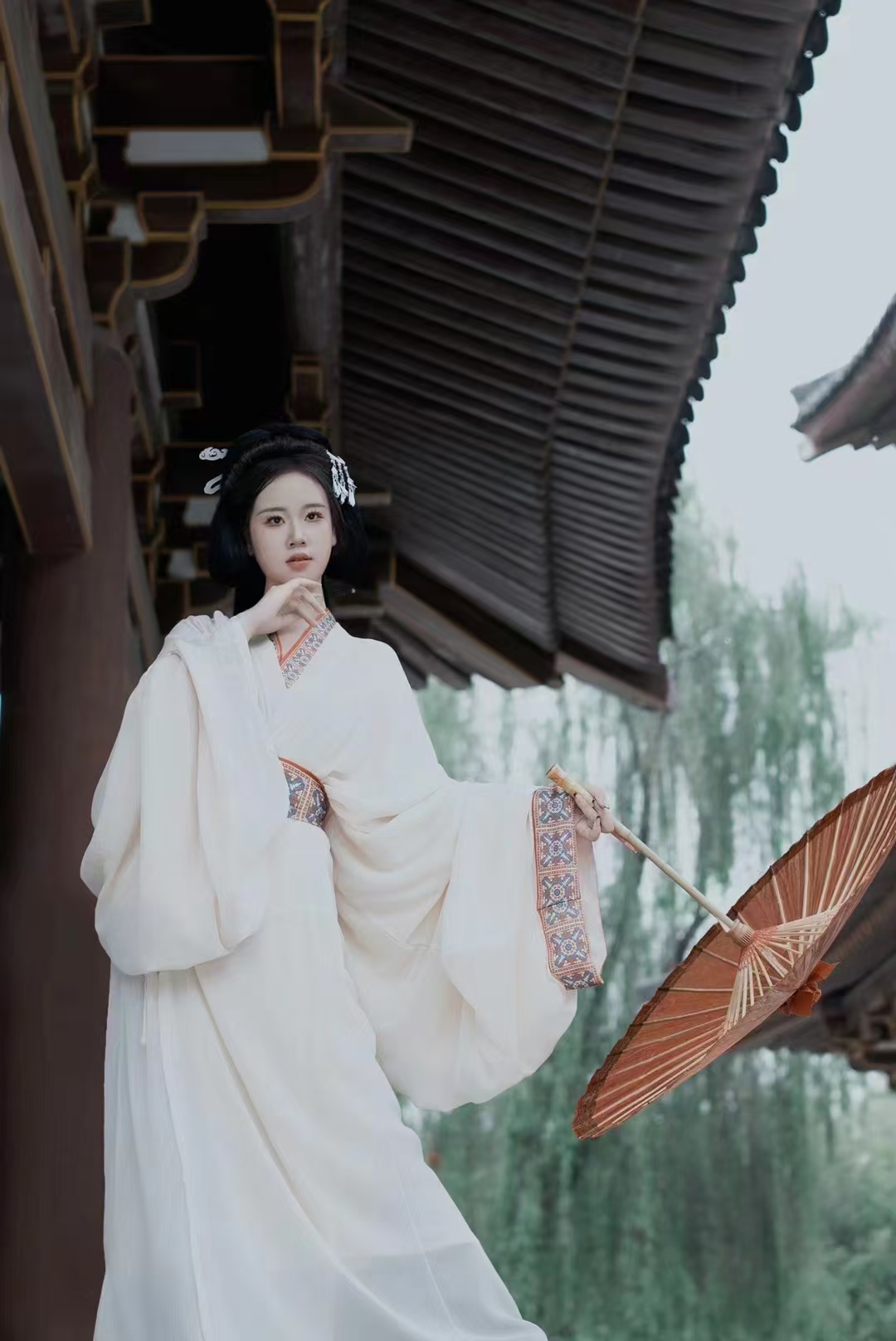 Oriental dress Hanfu for Women - Traditional Ancient Style with Flowing Train, New style clothes for women Photoshoot