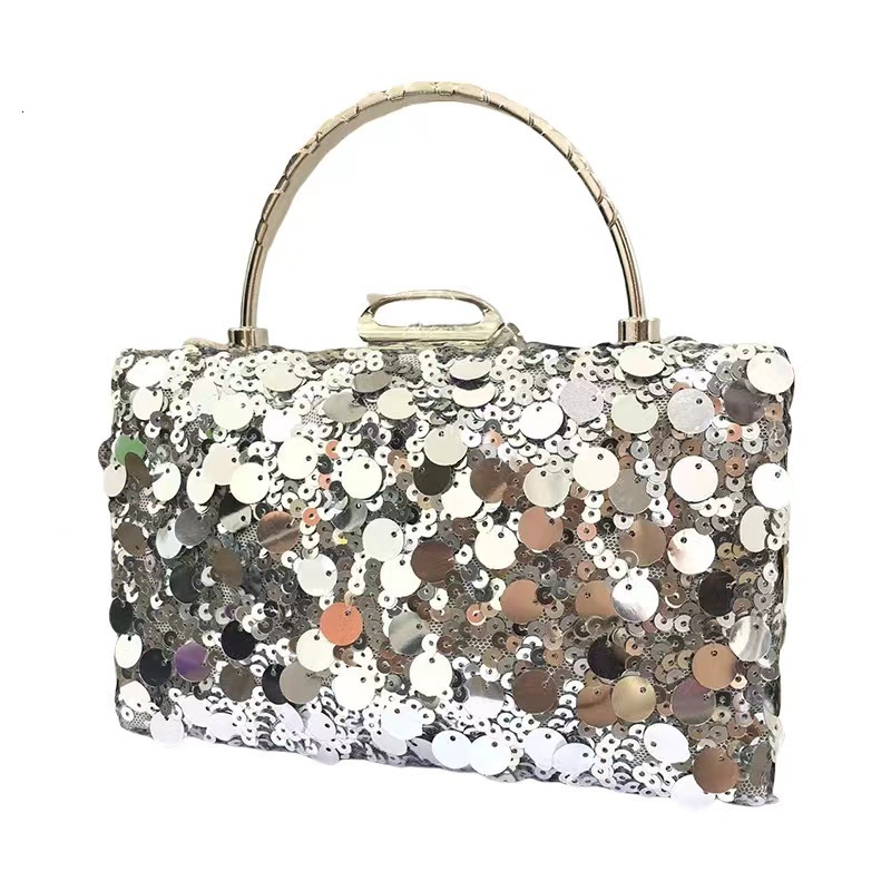 Banquet evening gown, handbag, sequin dress, personalized wedding bag, hand-held women's chain bag
