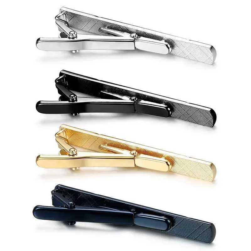 4 mens tie clips mens tie clip set regular tie neck wedding business clip W240914