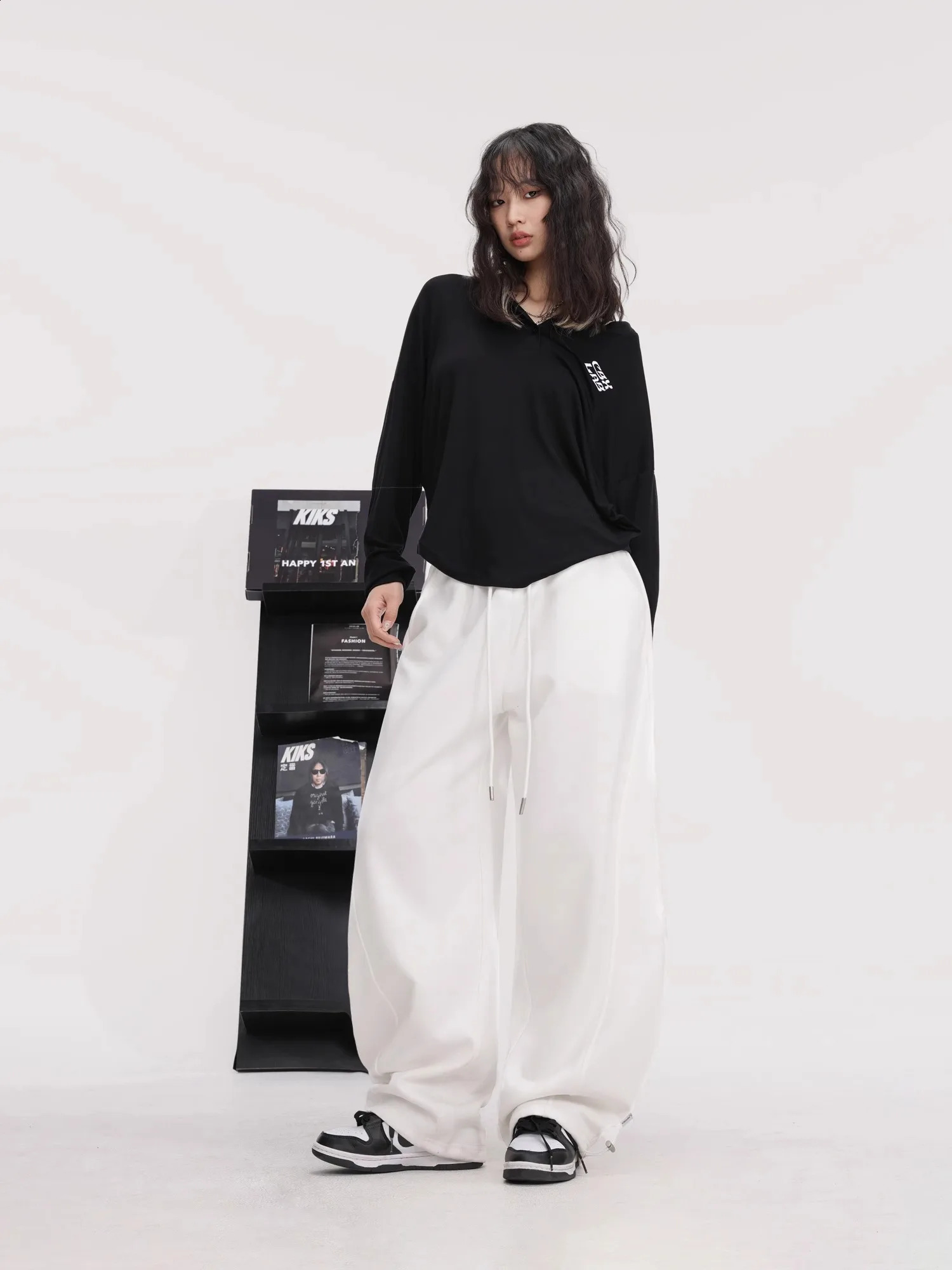 CBXLAB Street Dance Womens Multicolor Hip hop Sports Pants Versatile Jazz Loose Elastic Casual 240913