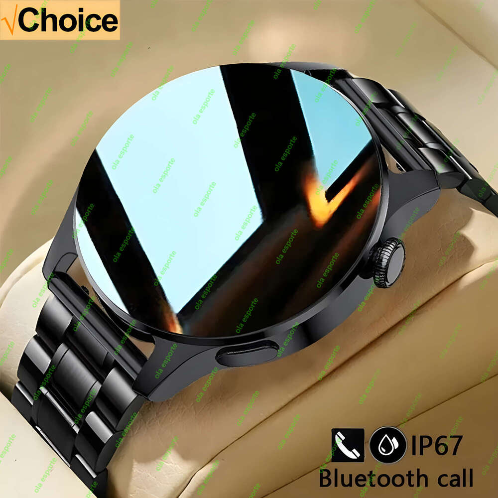 Dans Bluetooth Call Smart Watch Full Touch Sport Fiess Watches Men Men Smartwatch Smartwatch Image étanche Android iOS