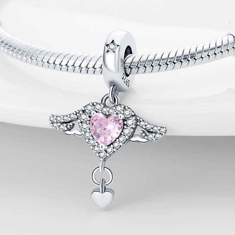 Fit Original Bracelets 925 Sterling Silver Angel Archer Arrow Charms Bead DIY Fine Valentine's Day Jewelry Gift