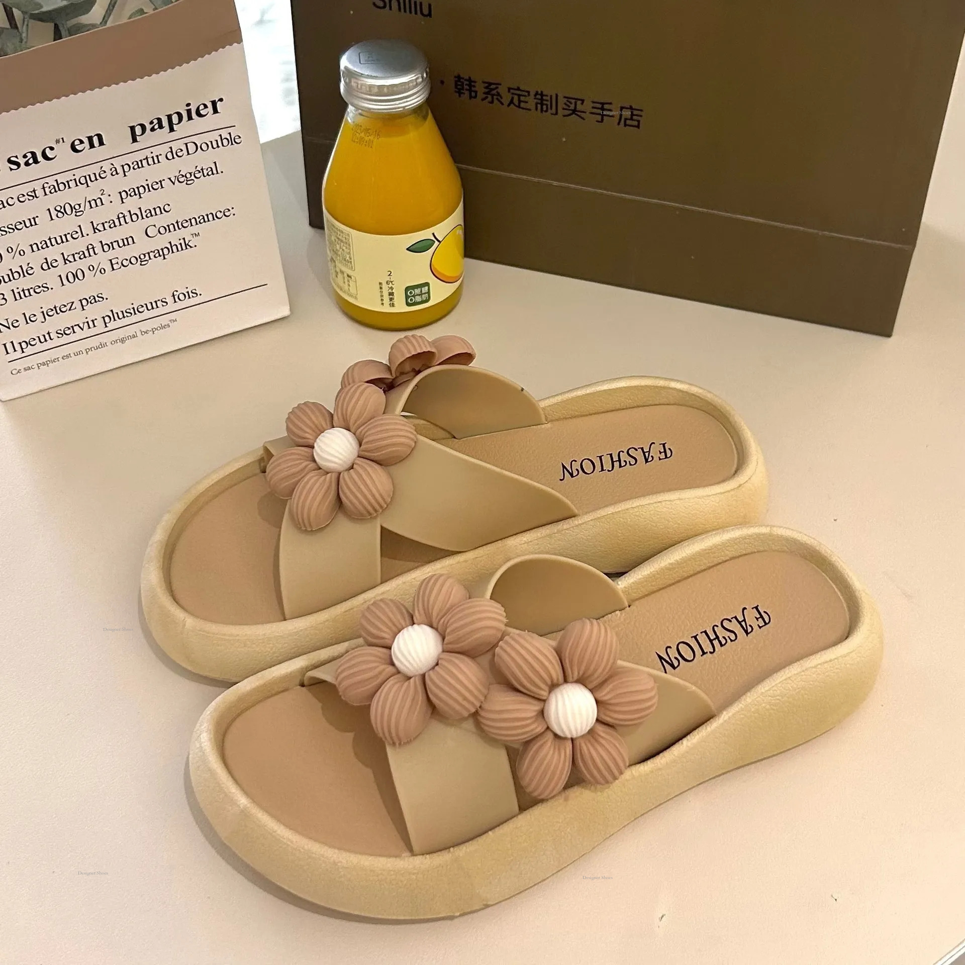 New Fashion GAI Summer Slippers Home Non-Slip Breathable Green Red Purple Bathroom Slippers For Women