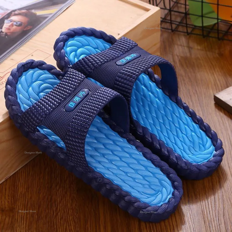 Odor Anti Slip Resistant Massage Sandals, Bathroom Couple Slippers, Plastic Home Shoes, Men's And Women's Slippers pers, pers
