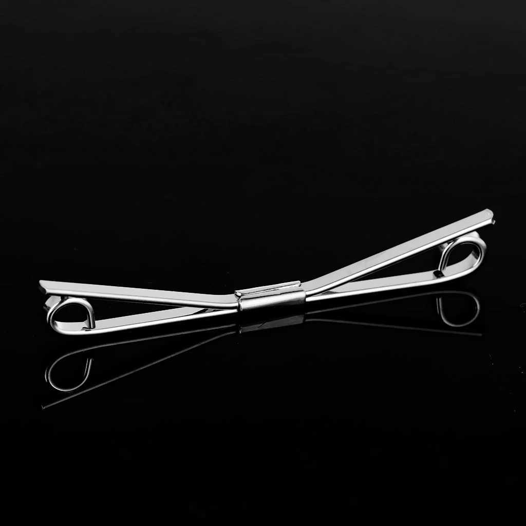 Silver Gold Mens Fashion Shirt Collar Clip Rod Pin Clip Tie Collar Party Gift W240914