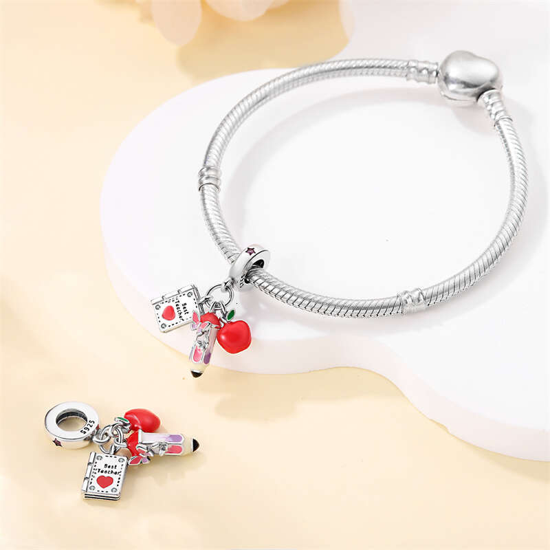 925 Sterling Silver Fit Original Bracelets Music Symbol Drawing Plate Medicine Box Career Series Charms Beads DIY Bracelet For women fine Jewelry