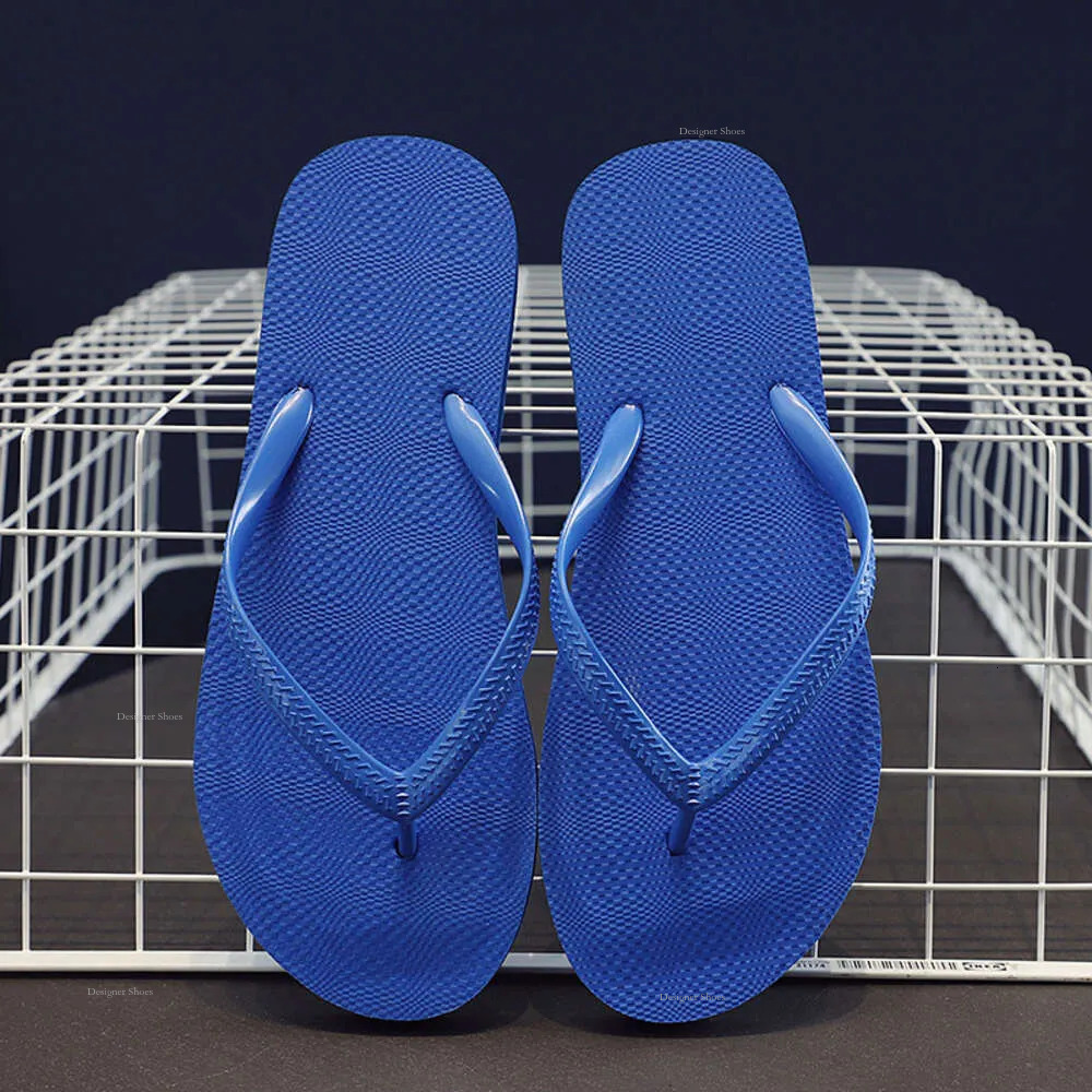 Color Non-Slip Solid Leisure Couple Summer Slippers Outdoor Women Flip Flops Breathable Beach Sandals Women