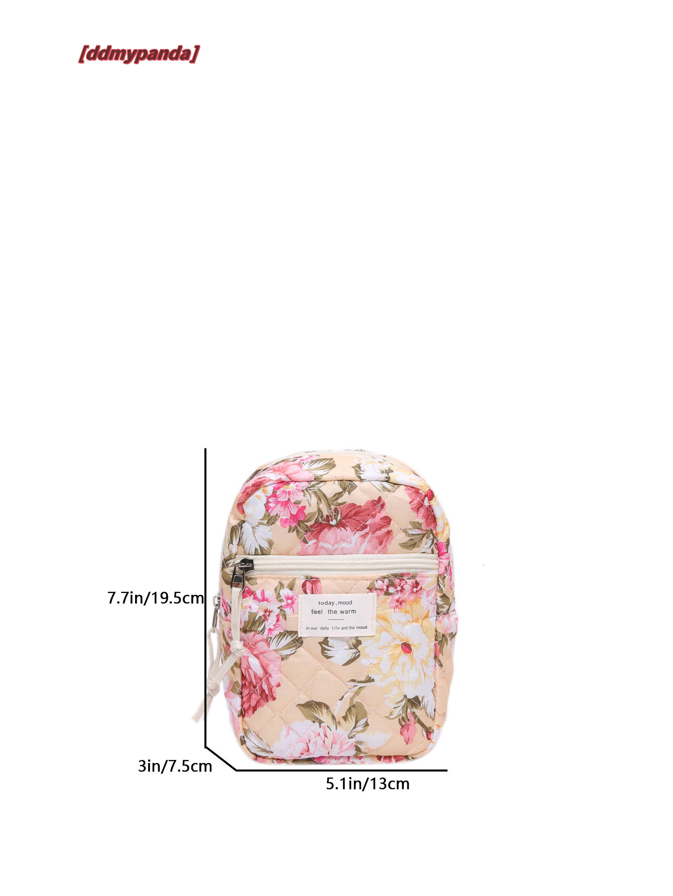 New floral makeup with large capacity and high-end cosmetics storage portable travel toiletry bag, hand-held bag #15 ddmypanda