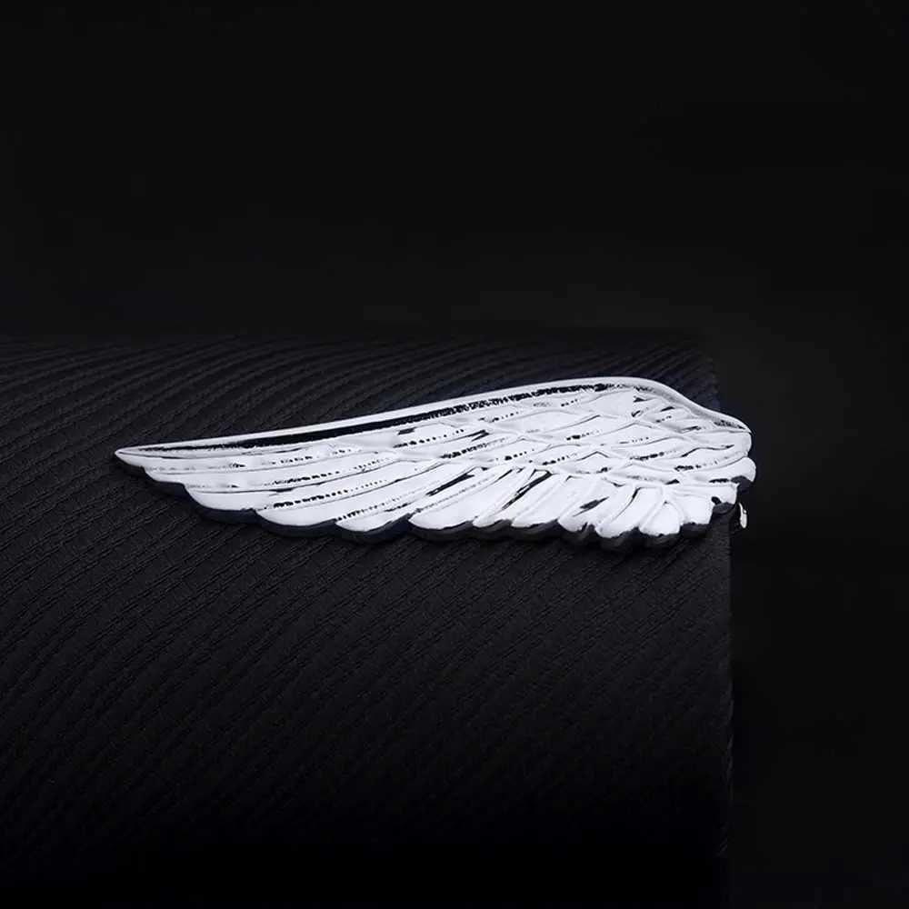 Creative buckle 1 wedding key shaped gift mens jewelry glasses shaped necklace clip pin tie clip W240914
