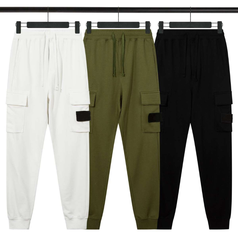 New Topstoney Mens Womens Designer Branded Sports Pant Compass Embroidery Badge HipHop Casual Men Sweatpants