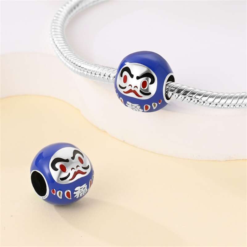 925 Sterling Silver Lucky Cat Chinese Knot Lion Dance New Year Charms Beads Fit Original Bracelets DIY Jewelry