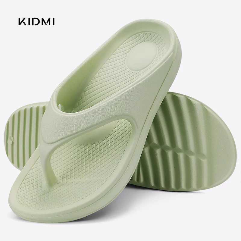 Kidmi Orthopedic Women Flat Sandals Home Womens flip flop Summer Outdoor Beach Slippers EVA Cloud Slippers Antiskid Ladies Shoe M240914