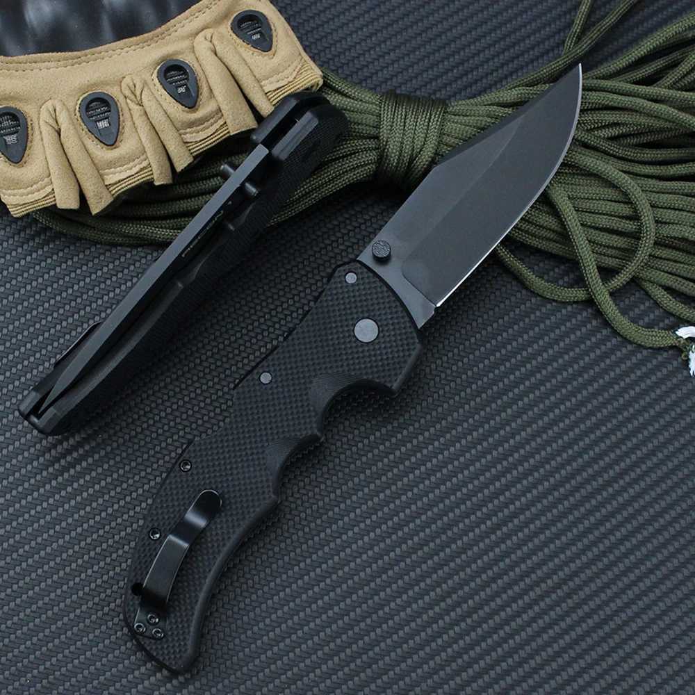 Cold New Outdoor Folding Knife 2024 RECON 1 S35VN Steel Blade Military Tactical Survival Quick Hunting Large Knives EDC Tools Y240914