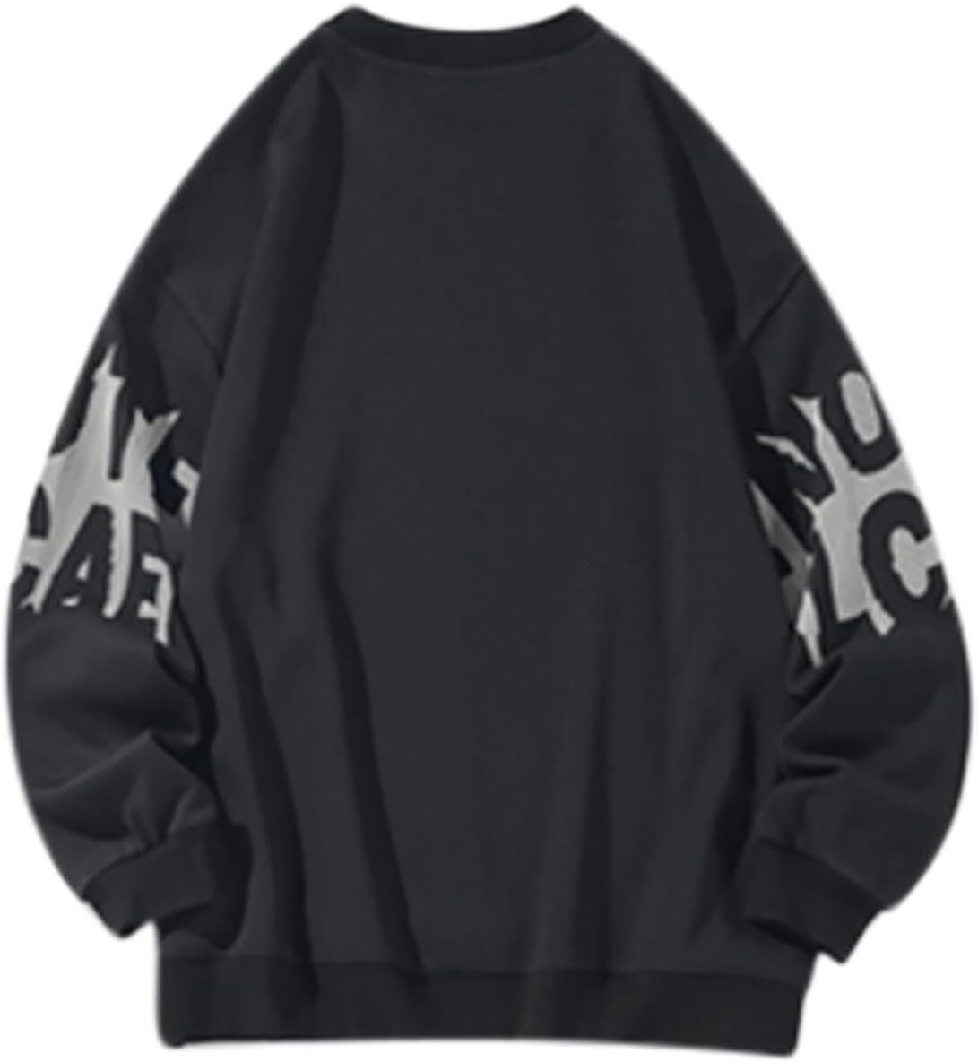 Long Sleeve Shirts for Men sweatshirt Trendy Sweatshirt Casual Letter Printing Tops Fall Winter Fashion Crew Neck T-Shirts d5