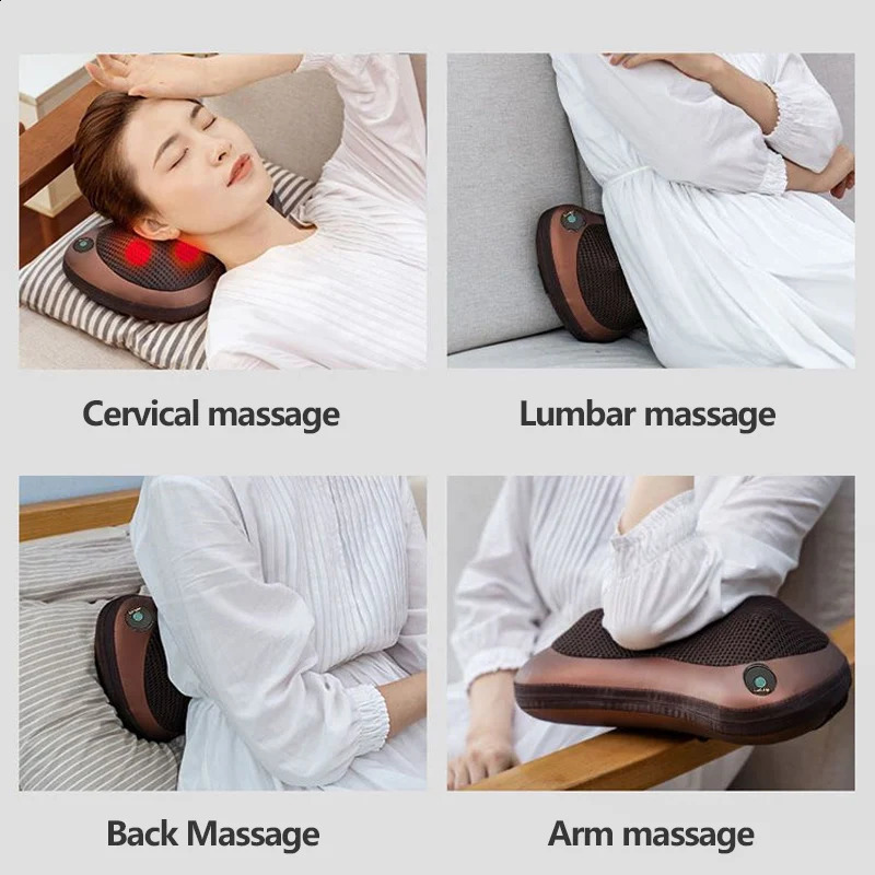 Massage Pillow Relaxation Electric Massage Shoulder and Neck Massager 240914