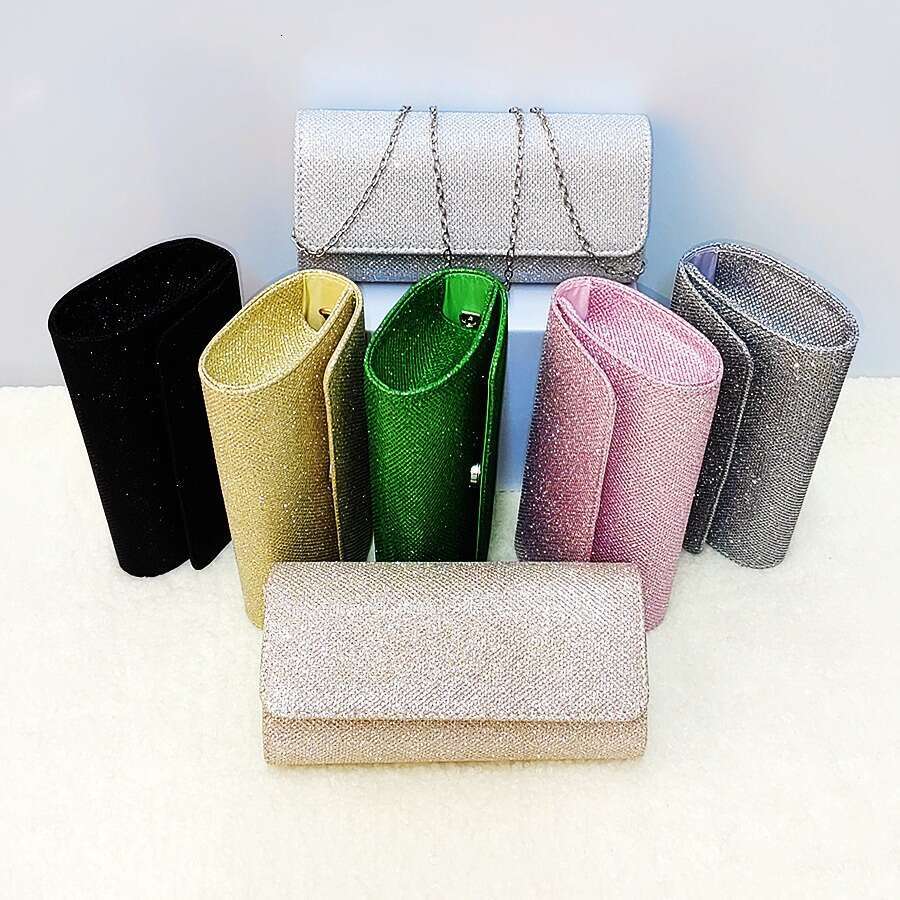 AMZZ Glitter Sparkling Ladies' Banquet Cross Shoulder Women's Wedding Bridal Celebrity Bag