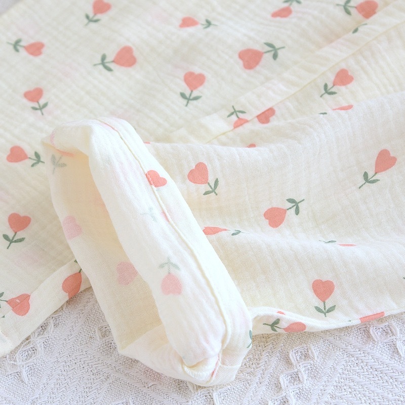 2024 Spring/Autumn 100% Cotton Platycodon Tul Wer Print Household Women's Pamas Summer Loungewear Sleepwear