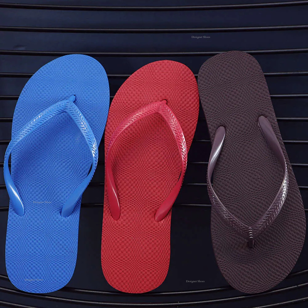 Color Non-Slip Solid Leisure Couple Summer Slippers Outdoor Women Flip Flops Breathable Beach Sandals Women